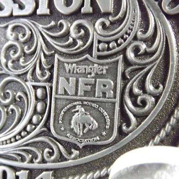 National Finals Rodeo Child's Buckle 2014 Hesston Commemorative Series Limited - Picture 4 of 9